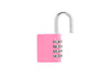 XD40 Combination Lock, 4 Digit Padlock for School Gym Sports Locker, Fence, Toolbox, Case, Hasp Storage (1-Pack, Pink)