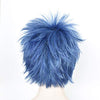 Cosplay Wigs Men Natural Synthetic Hair Short Wig for Anime Boy (InkyBlue)