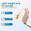 Battery Hearing Aids For Old Age Behind Ear Machine Hearing Loss Machine For Hearing Digital Amplifier, Yellow