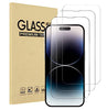 Herize 3 Pack Screen Protector for iPhone 14 Pro Max, for iPhone 14 Pro Max Screen Protector 6.7 Inch HD Clear Tempered Glass Full Screen Case Friendly,Anti-Scratch,Bubble Free,Case-friendly