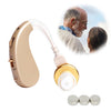 Battery Hearing Aids For Old Age Behind Ear Machine Hearing Loss Machine For Hearing Digital Amplifier, Yellow