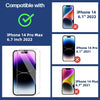 Herize 3 Pack Screen Protector for iPhone 14 Pro Max, for iPhone 14 Pro Max Screen Protector 6.7 Inch HD Clear Tempered Glass Full Screen Case Friendly,Anti-Scratch,Bubble Free,Case-friendly