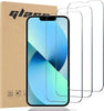 Herize 3 Pack Screen Protector for iPhone 14/iPhone 13/iPhone 13 Pro, for iPhone 13 Screen Protector, 6.1 Inch 9H HD Full Clear Screen Tempered Glass Protection,Anti-Scratch,Case Friendly,Bubble Free