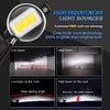 KATUR 55W, 6500K LED Mini Design Upgraded CREE Chips Extremely Bright 12000 Lumens Waterproof All-in-One Headlight Bulbs Conversion Kit (H1, Xenon White)