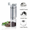 Firelex Manual Coffee Beans Grinder,Manual Coffee Grinder with Adjustable Setting,Stainless Steel Coffee Beans Crusher with Conical Ceramic Burr Grinder for French Press,Espresso,Mocha Pot