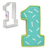 Number One #1 Cookie Cutter, 3.25