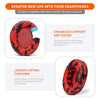 WC Wicked Cushions Replacement Ear Pads for Beats Studio 2 & 3 (B0501, B0500) Wired & Wireless | Does NOT Fit Beats Solo | Softer PU Leather, Enhanced Foam & Stronger Adhesive | Red Camo