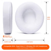 WC Wicked Cushions Premium Extra Thick Ear Cushion Pads for Beats Solo 3 & Solo 2 Wireless - Does Not Fit Beats Studio - White