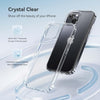 CASEKOO Plastic Crystal Clear Case for iPhone 14 & iPhone 13 Case, Not Yellowing Shockproof Protective iPhone 13 Back Cover 6.1 inches 2022